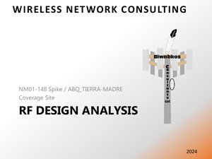 Cover slide of the Biwabkos RF Design Analysis